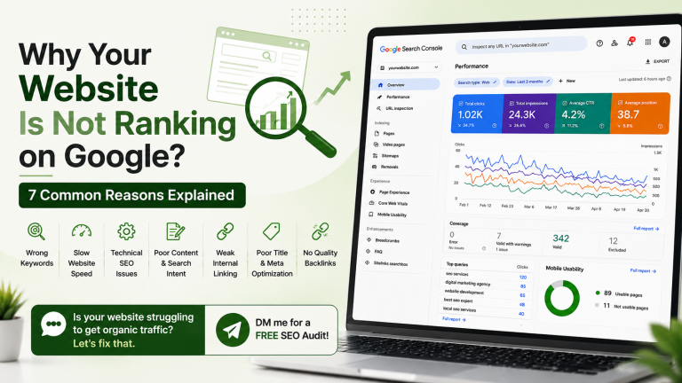 Why Your Website Is Not Ranking on Google? (And How to Fix It)