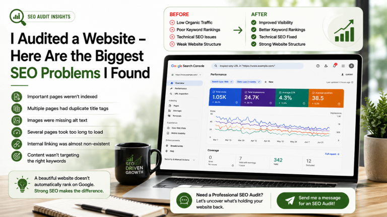 I Audited a Website – Here Are the Biggest SEO Problems